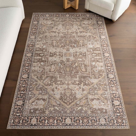 Nuloom Flora Medallion Machine Washable Area Rug 2ft 6in x 8ft HJTH23A-2608
